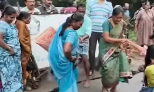 Rain: Culvert Collapses, Halts Traffic In Podalakur Mandal