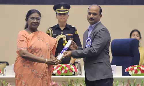 Water Warrior of South, Rajasekhara Raju Podili, Wins National Award