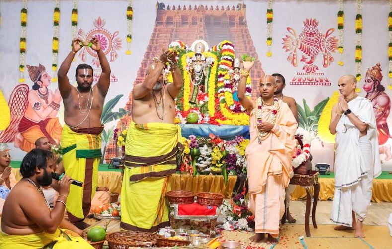 Hare Krishna Temple's Brahmotsavam Concludes