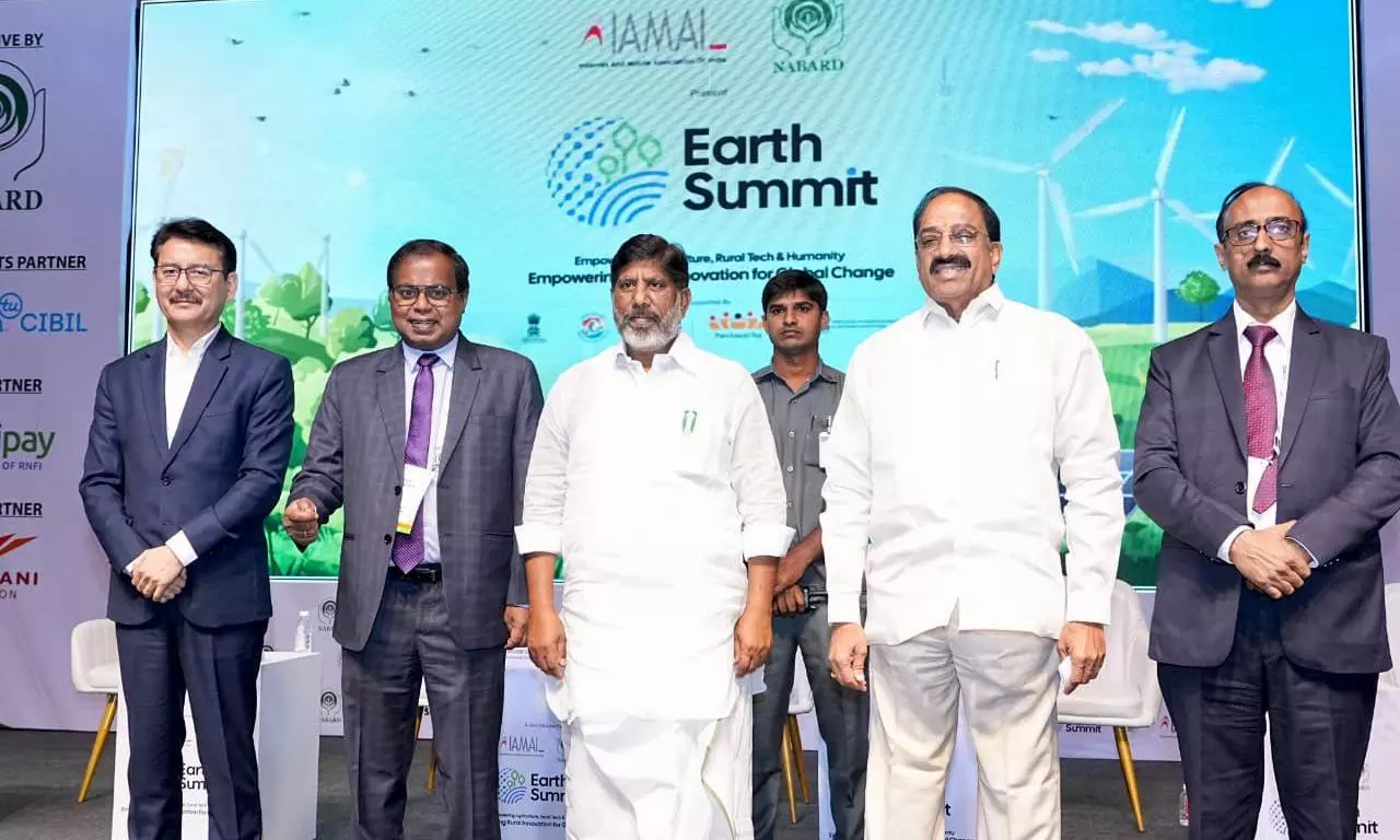 Bhatti at Earth Summit: Telangana At Forefront Of Farmer-centric Schemes