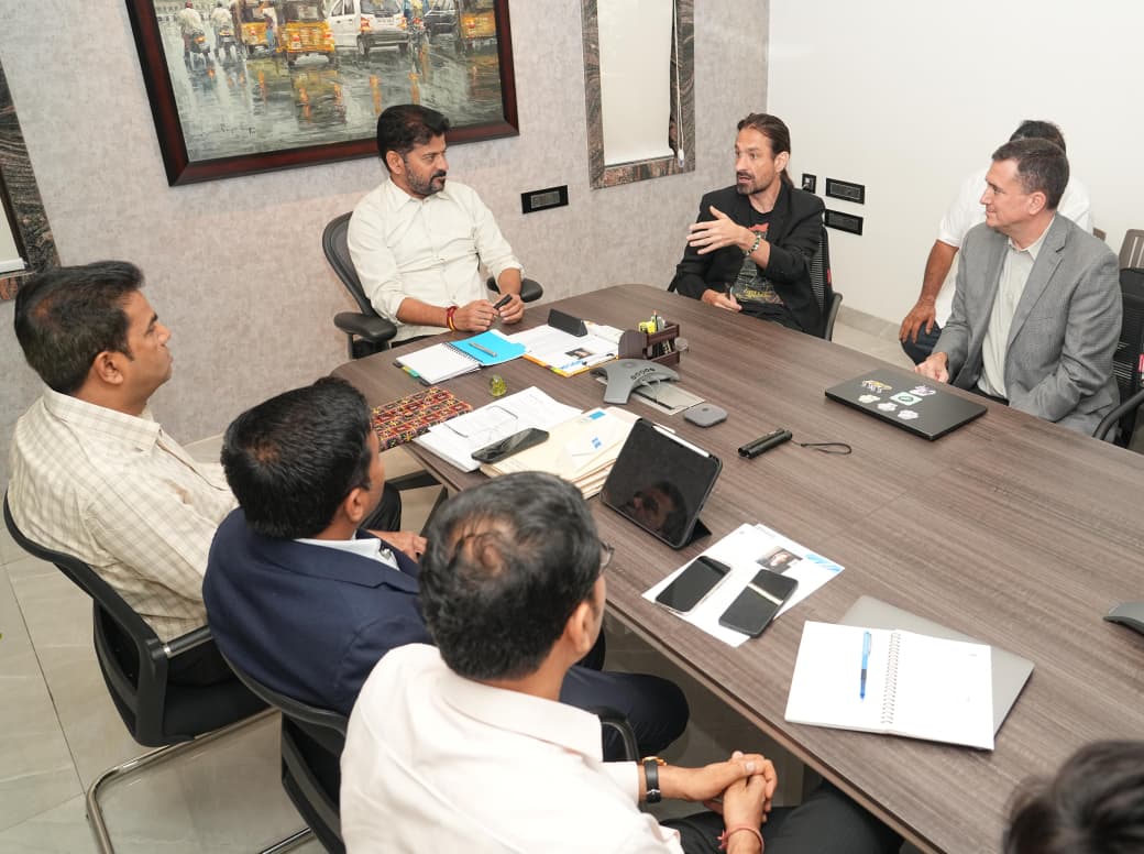 Alex Kipman Meets Revanth Reddy; Discusses Tech Solutions for Hyderabad