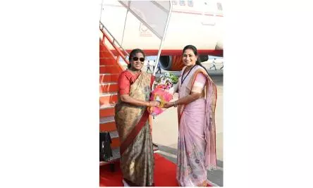 President Murmu in Tiruchanoor, Begins Two-Day Tirupati Tour President Murmu in Tiruchanoor, Begins Two-Day Tirupati Tour