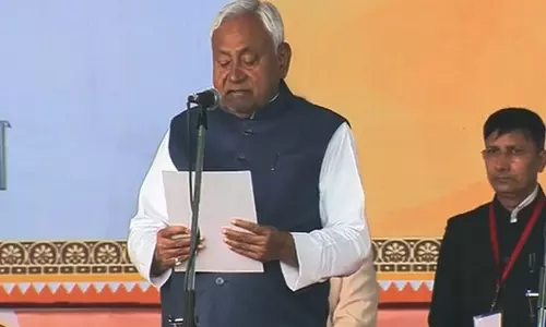 Nitish Sworn In As Bihar CM With 26 Ministers As PM, HM Attend