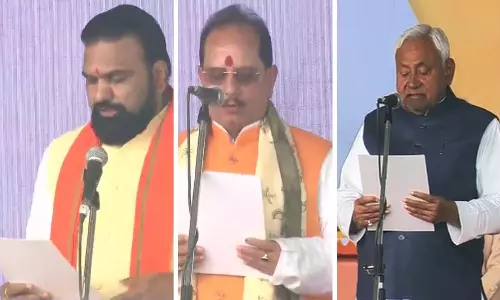 JDU, BJP MLAs Sworn in as Bihar Ministers in Grand Ceremony