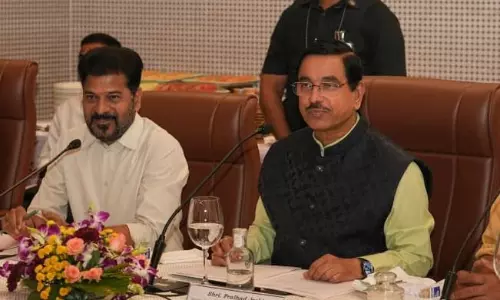 Implement Telanganas Fine Rice Scheme Across India: Revanth to Joshi