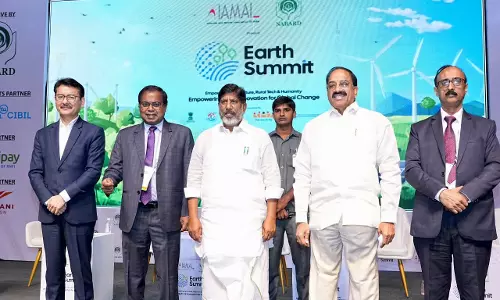 Bhatti at Earth Summit: Telangana At Forefront Of Farmer-centric Schemes Bhatti at Earth Summit: Telangana At Forefront Of Farmer-centric Schemes