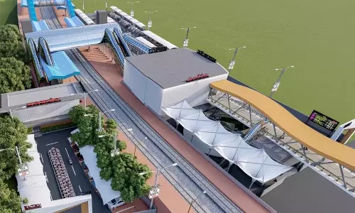 70% Redevelopment Over In Malakpet Railway Station 70% Redevelopment Over In Malakpet Railway Station