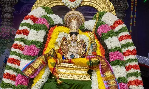 Goddess Padmavathi Rides Divine Wish-fulfilling Tree Goddess Padmavathi Rides Divine Wish-fulfilling Tree