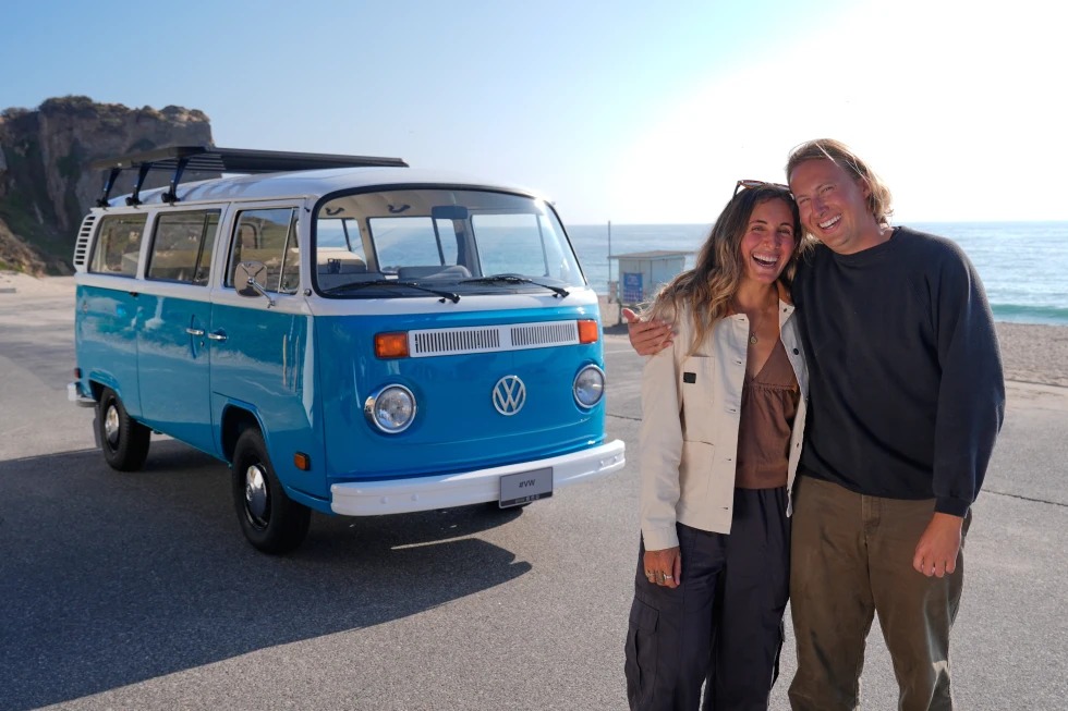 Restored VW Bus, Symbol of Wildfire Resilience, Debuts at LA Auto Show
