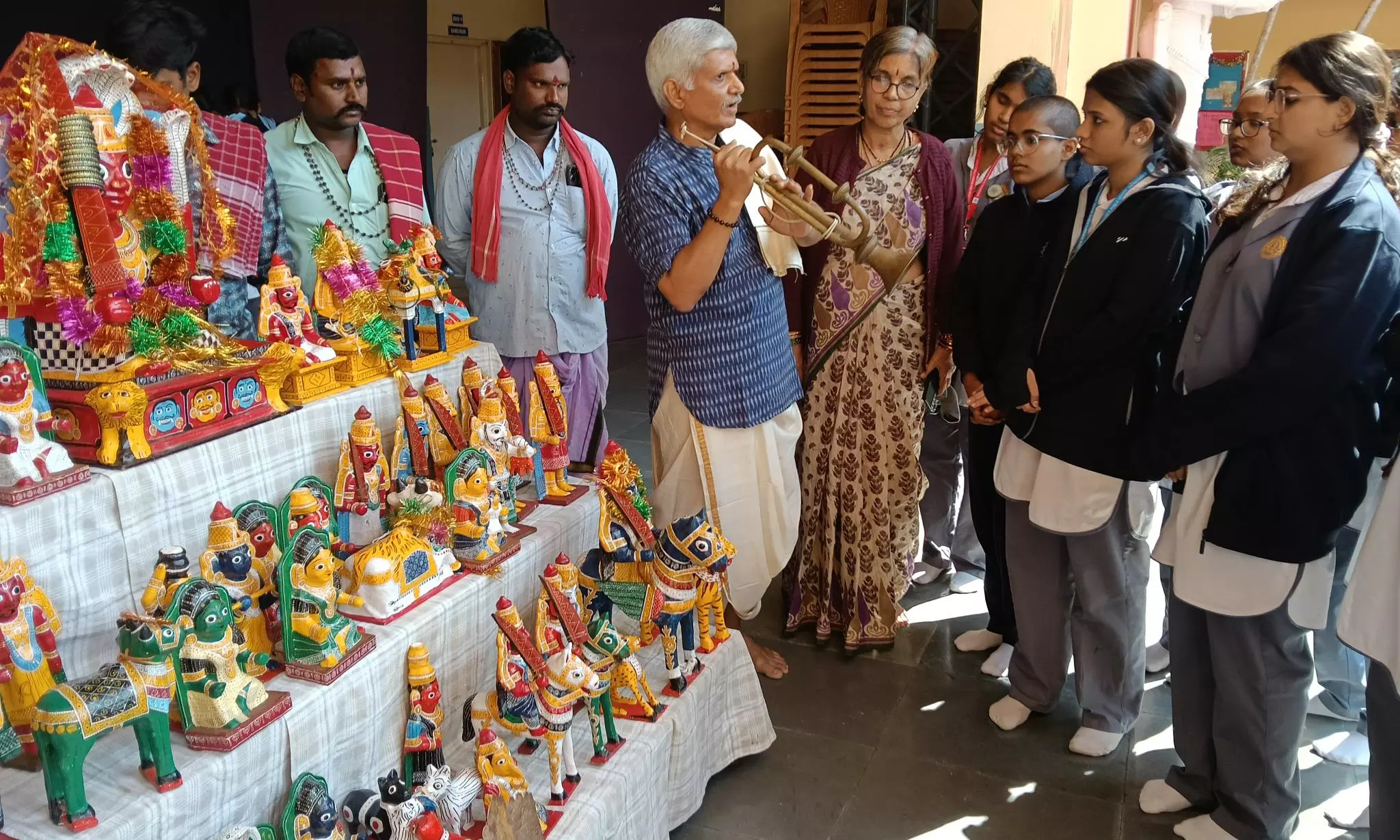 Cheriyal Artist Revives Katamaraju Katha Tradition Cheriyal Artist Revives Katamaraju Katha Tradition