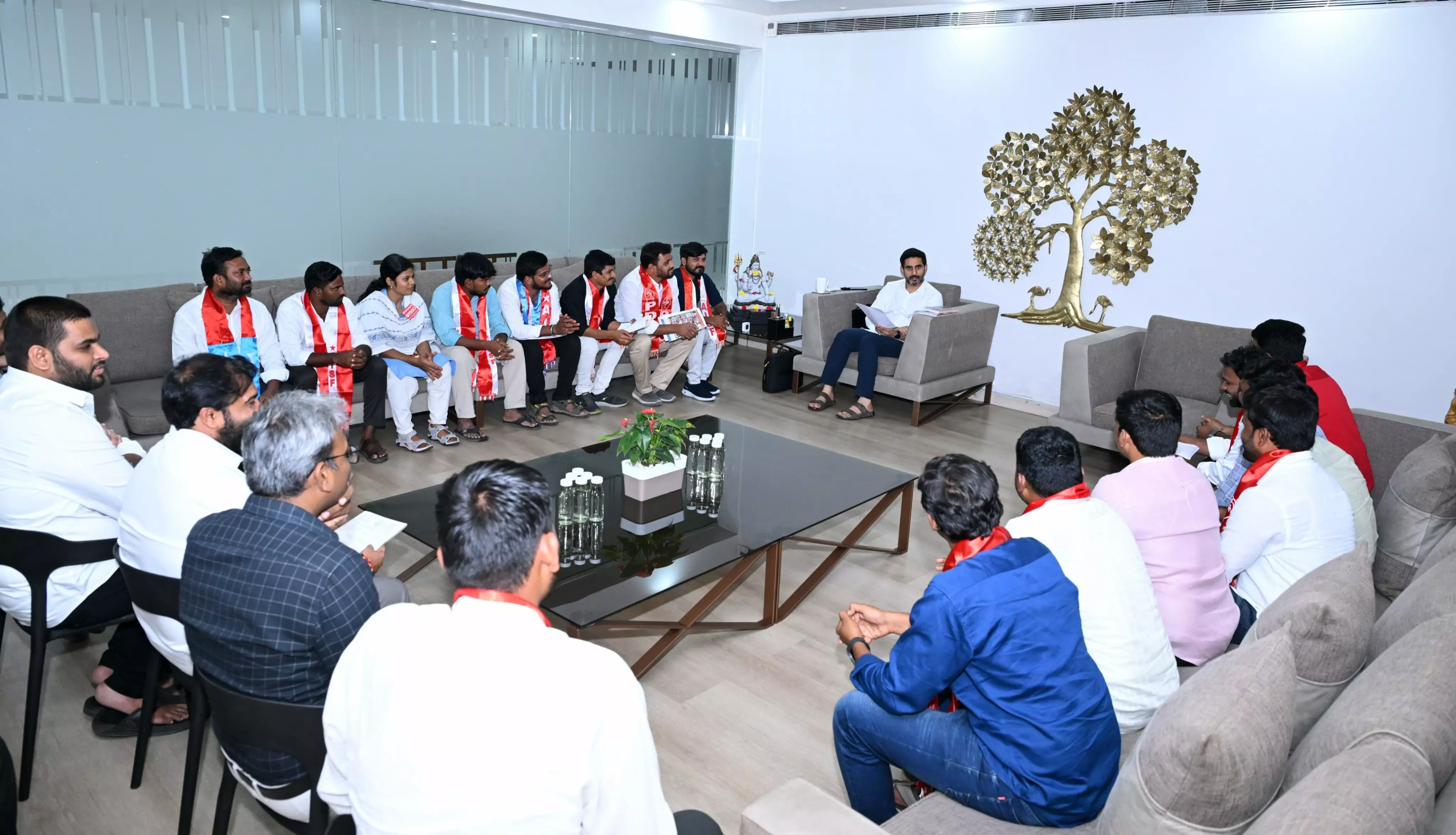 Lokesh Promises To Clear Fee Reimbursement Arrears