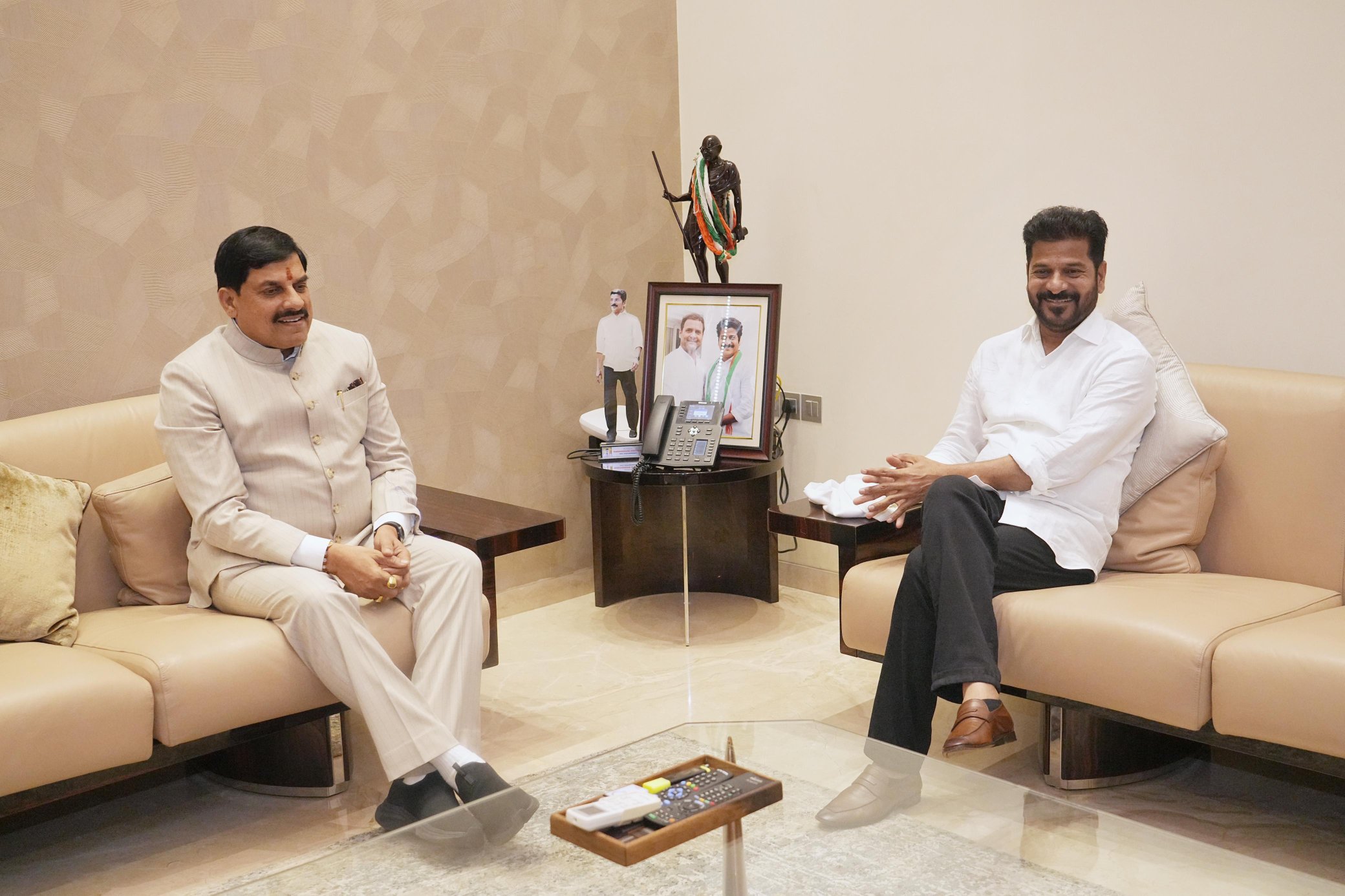 MP CM Mohan Yadav Meets Industrialists in Hyderabad, Seeks Investments