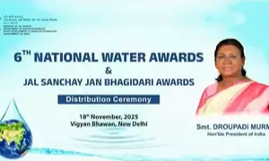 Adilabad, Mancherial, Nirmal Collectors Feted for Top Water Honours
