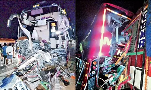 Two Killed, Ten Injured in Major Road Mishap Near Allagadda