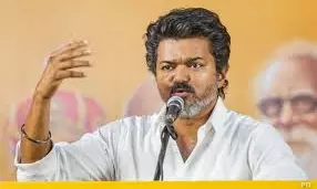 Vijay Invokes Anna, MGR; Promises Rain Of Freebies