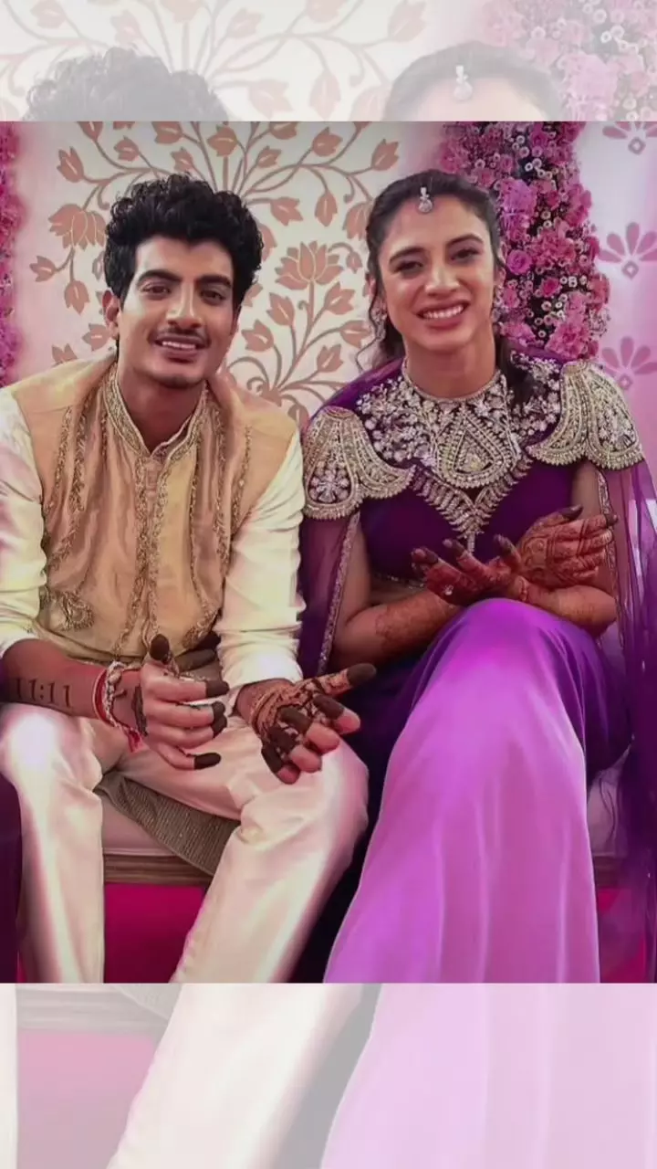 Smriti Mandhana Glows at Mehndi with Palash Muchhal
