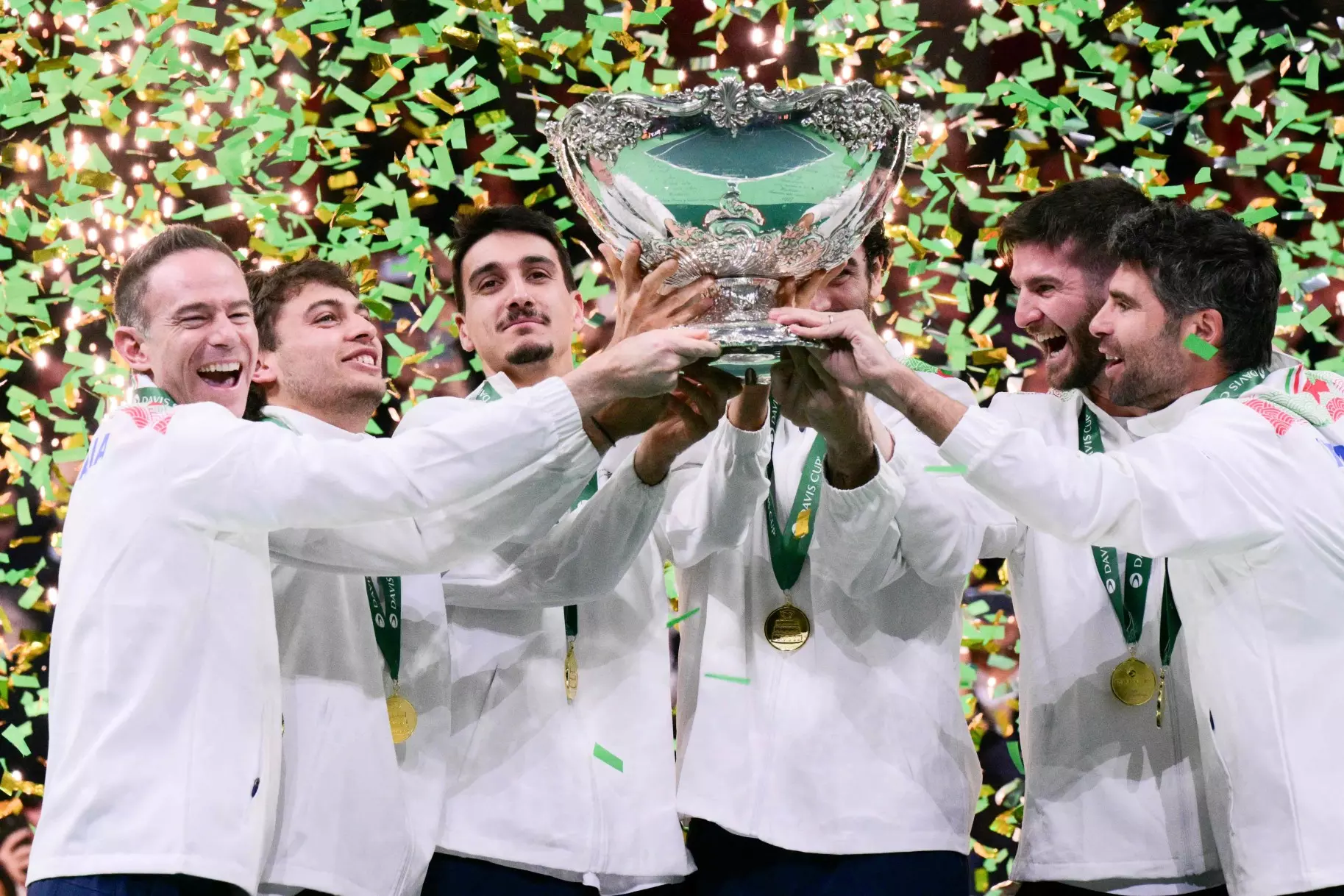 Italy Beat Spain for Third Davis Cup Title in a Row Italy Beat Spain for Third Davis Cup Title in a Row