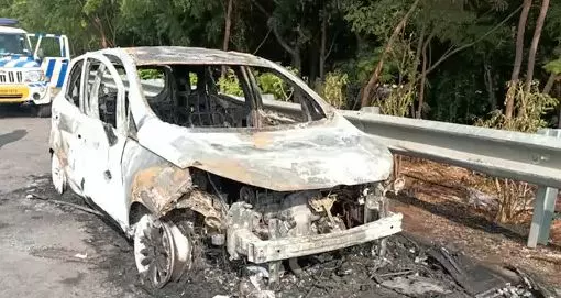 Hyderabad: Bizman Charred to Death in Car, Heater Suspect Hyderabad: Bizman Charred to Death in Car, Heater Suspect
