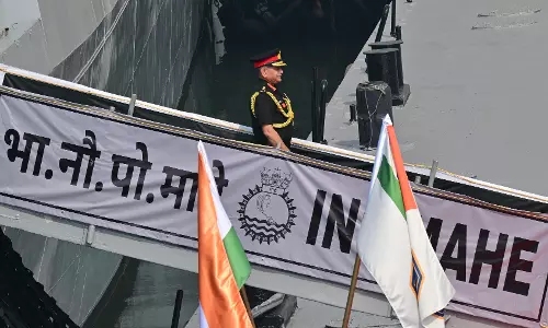 Navy Commissions Indigenous Anti-Submarine Warfare Vessel INS Mahe