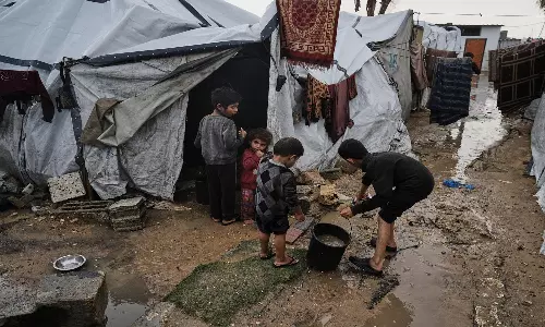 ‘Everything Is Soaked’: Winter Rains in Gaza Bring New Misery for Palestinians
