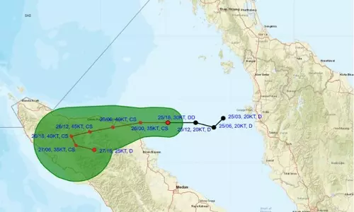 Deep Depression in Strait of Malacca Poised to Intensify Into Cyclone: IMD