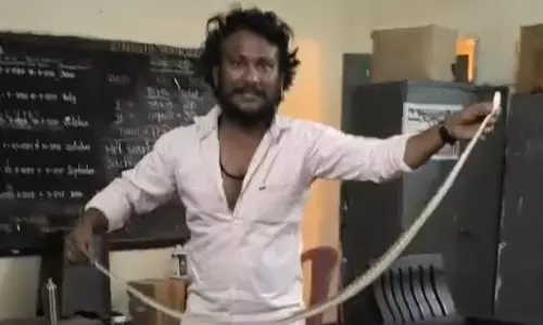 Snake Sightings Trigger Panic in Kurnool Urdu School