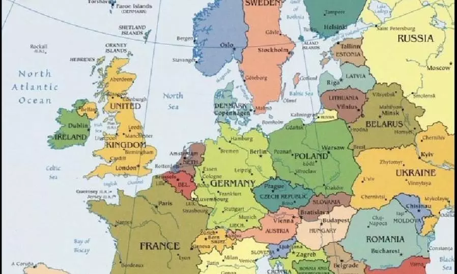 Europe: A Continent Divided by Sun and Snow