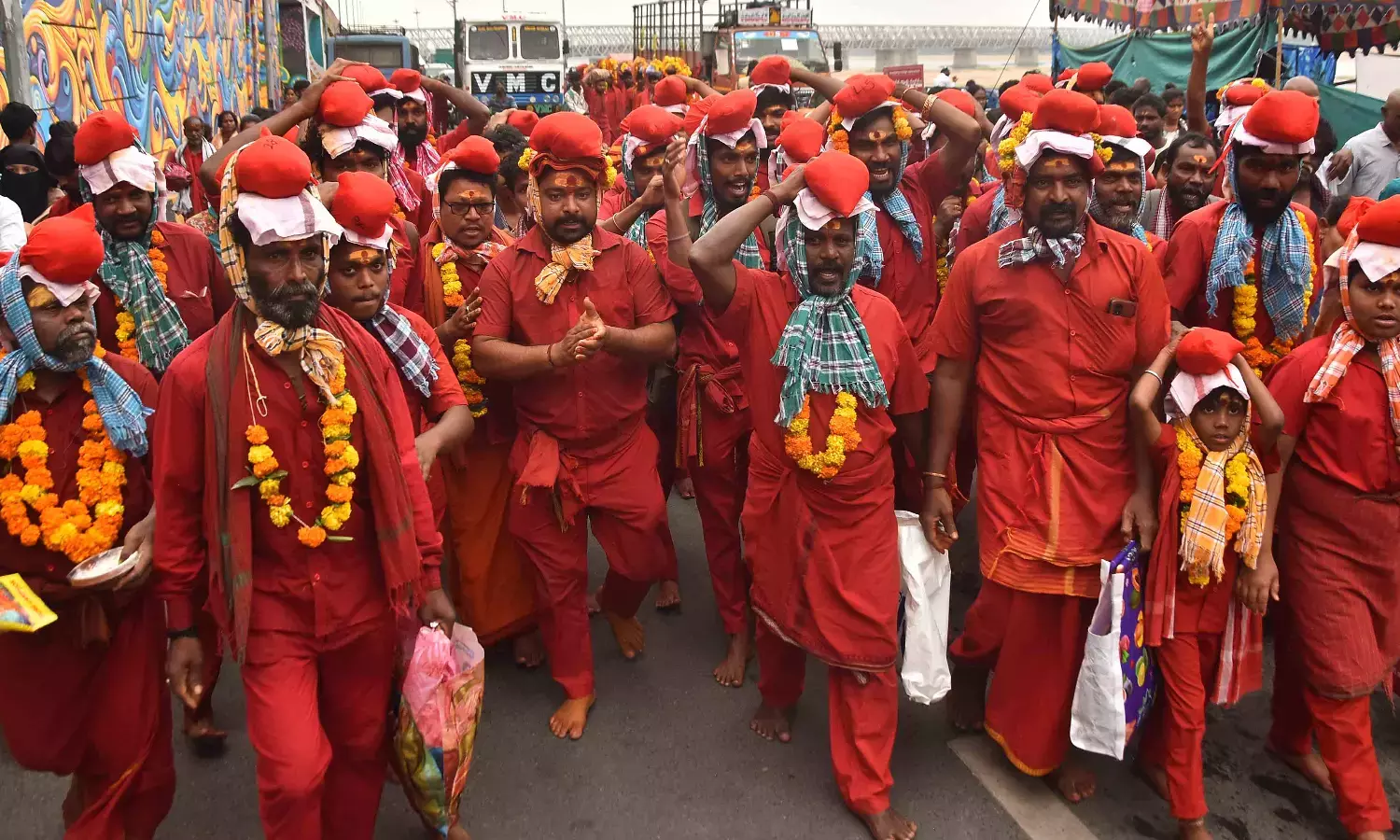 6 Lakh Devotees Expected for Bhavani Deeksha Viramana atop Indrakeeladri
