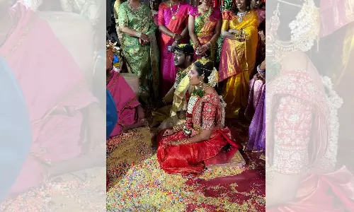 Singer Rahul Sipligunj Marries Fiancée  Harinya Reddy; Photos Out