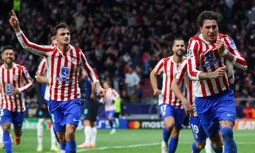 UEFA Champions League: Gimenez Snatches Atletico Dramatic Late Win Over Inter Milan UEFA Champions League: Gimenez Snatches Atletico Dramatic Late Win Over Inter Milan
