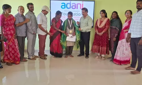 Student Poojitha Feted for Representing Sarvepalli in Mock Assembly Student Poojitha Feted for Representing Sarvepalli in Mock Assembly