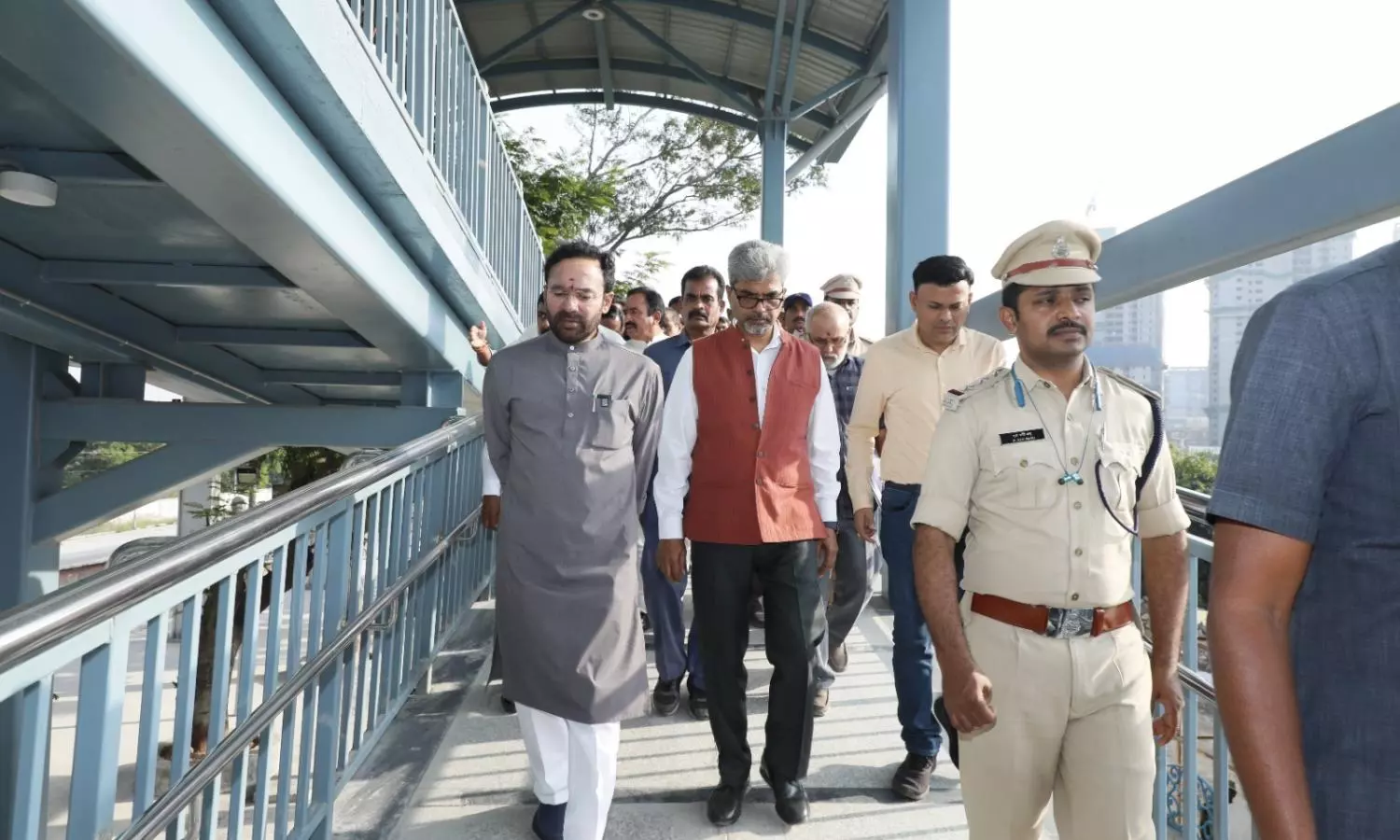 Kishan Reviews HiTec City Railway Station’s ₹36-crore Upgrade