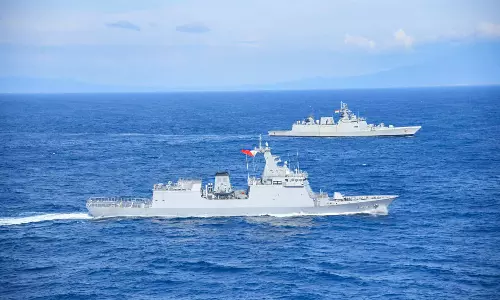 INS Sahyadri Conducts Drill With Philippine Navy Before Manila Port Call