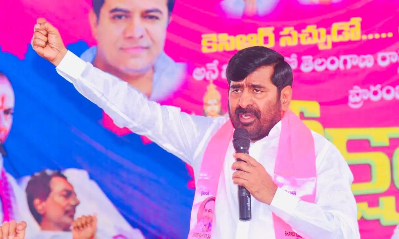 BRS Observes Deeksha Diwas in Nalgonda, Khammam