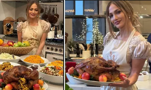 Jennifer Lopez Serves Glam, Gratitude in Lavish Thanksgiving Celebration
