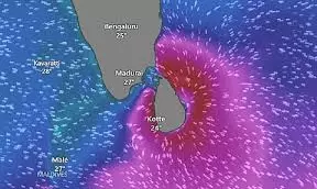 Cyclone Ditwah to Bring 4 Days of Heavy Rain, Winds across Andhra