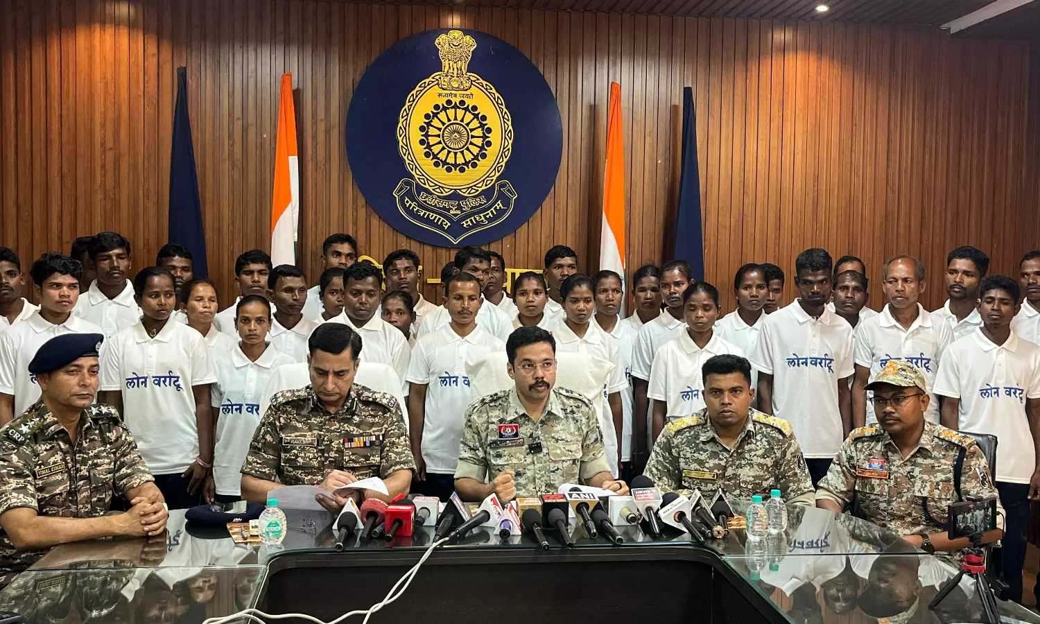 37 Naxals Surrender in Dantewada