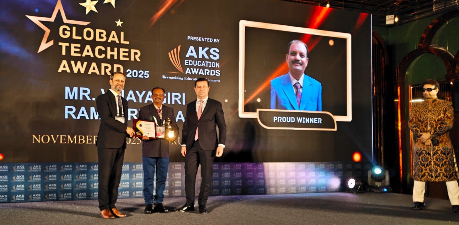 Kamareddy Teacher Wins Global Teacher 2025 Award