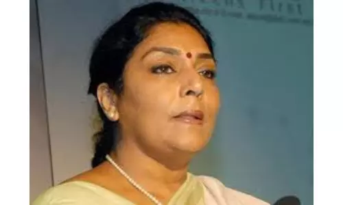 Real Dogs Sitting In Parliament: MP Renuka Brings Puppy To House Real Dogs Sitting In Parliament: MP Renuka Brings Puppy To House