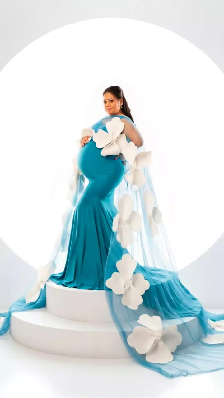 Bharti Singh’s Dreamy Blue-Themed Pregnancy Photoshoot