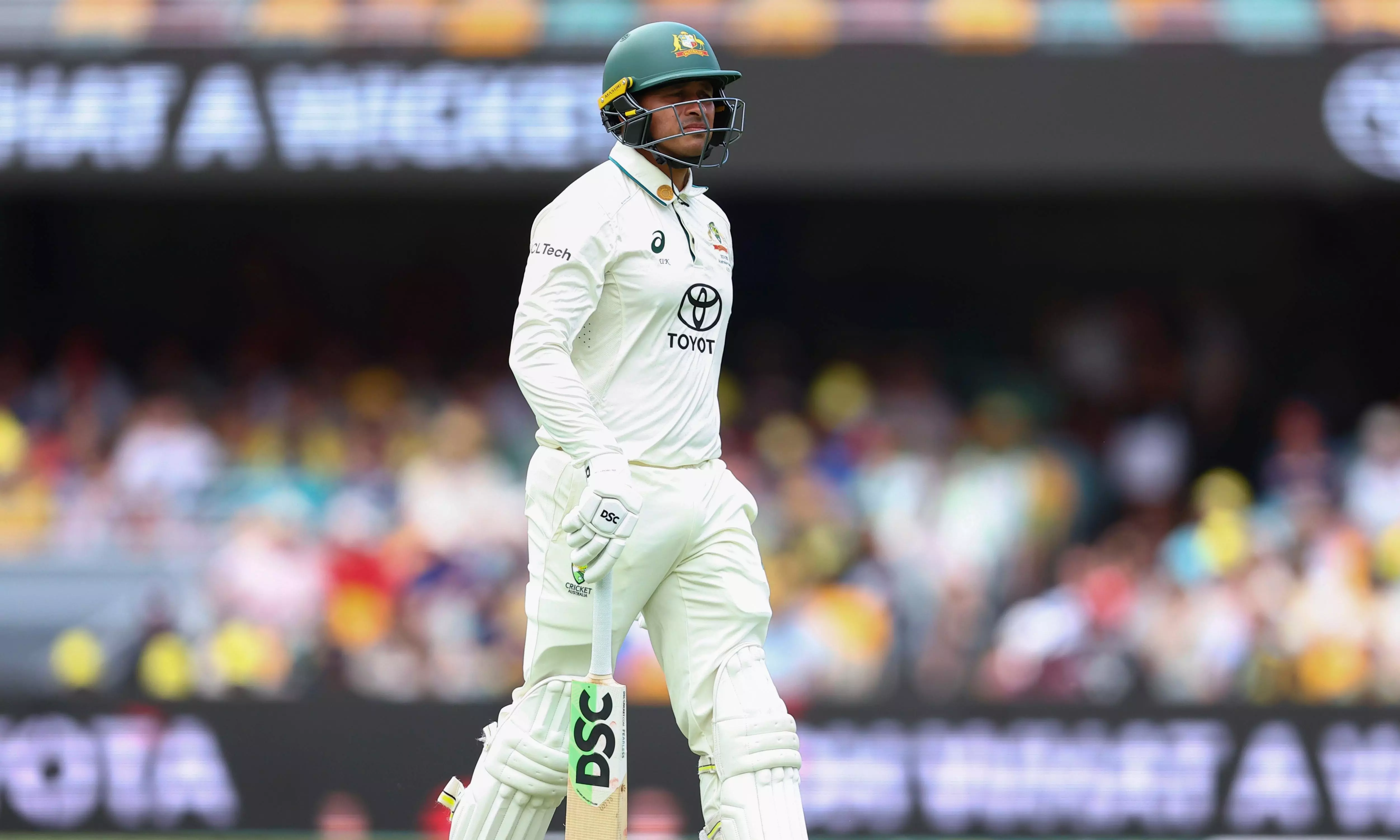 Ashes: Australias Usman Khawaja Out of 2nd Test With a Back Injury Ashes: Australias Usman Khawaja Out of 2nd Test With a Back Injury