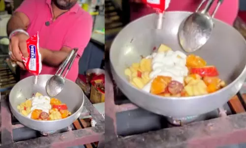 Viral ‘Tadka Fruit Momos’ Leave Internet Horrified: “Even Hell Won’t Accept This” Viral ‘Tadka Fruit Momos’ Leave Internet Horrified: “Even Hell Won’t Accept This”