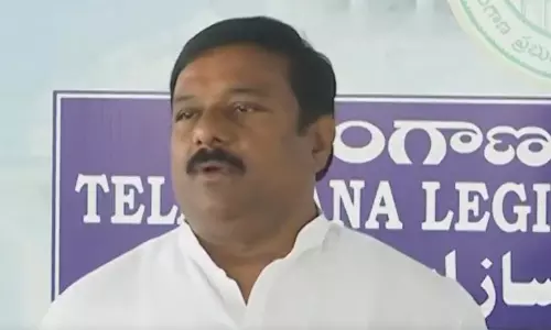 BJP Accuses Telangana of Rs. 6.29 L Cr Land Scam BJP Accuses Telangana of Rs. 6.29 L Cr Land Scam