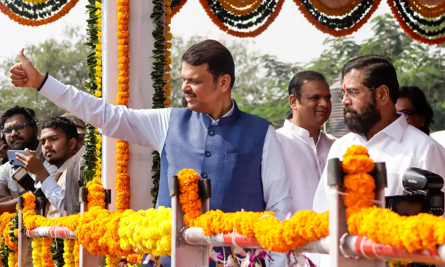 Fadnavis Launches 9.96-km Mumbai Tunnel Work
