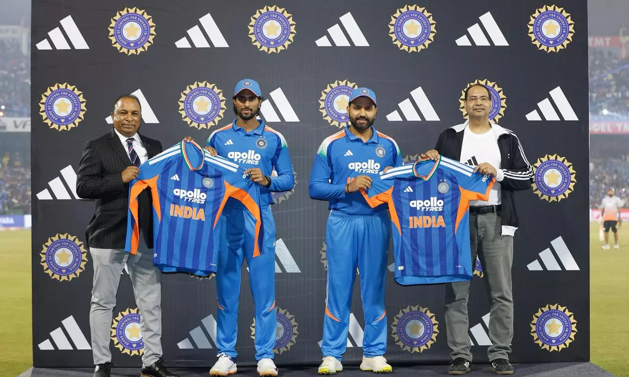 India Unveils 2026 T20 World Cup Jersey During Raipur ODI