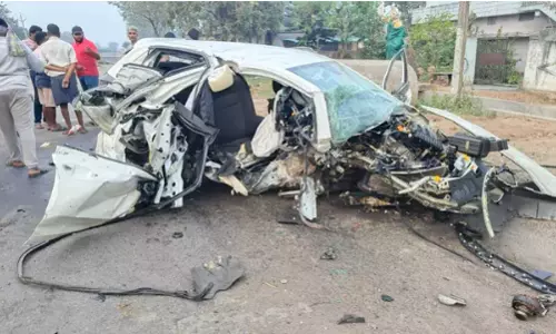 Khammam: Three Youth Killed in Road Accident