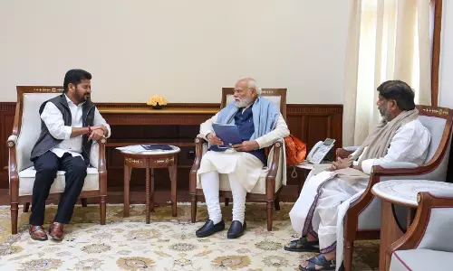 Revanth Invites Modi, Rahul for Telangana Rising