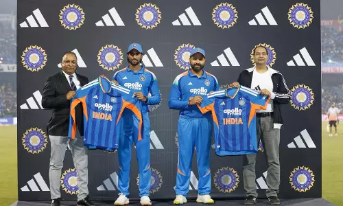 India Unveils 2026 T20 World Cup Jersey During Raipur ODI