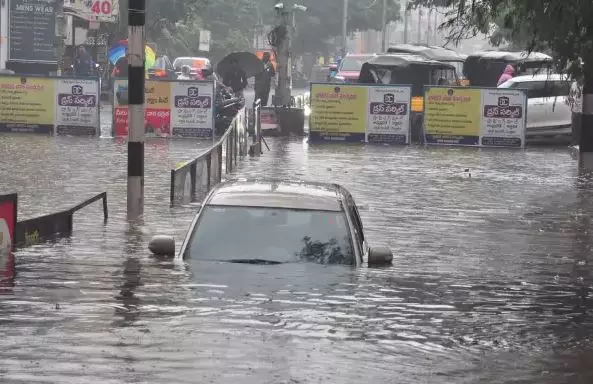 Torrential Rains Disrupt Life Across Nellore District Torrential Rains Disrupt Life Across Nellore District