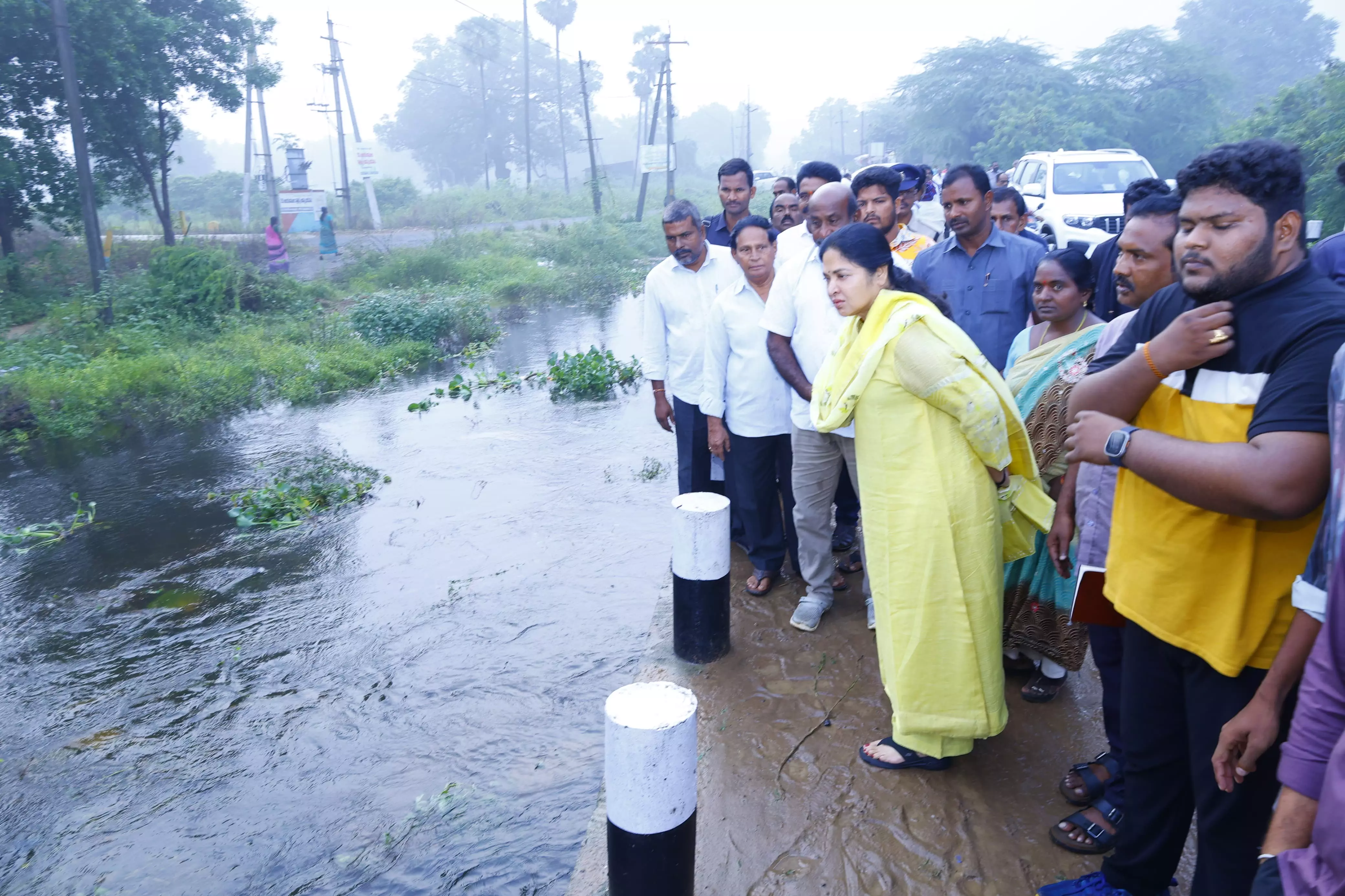 Continuous Rains Disrupt Life Around Kovur Tank